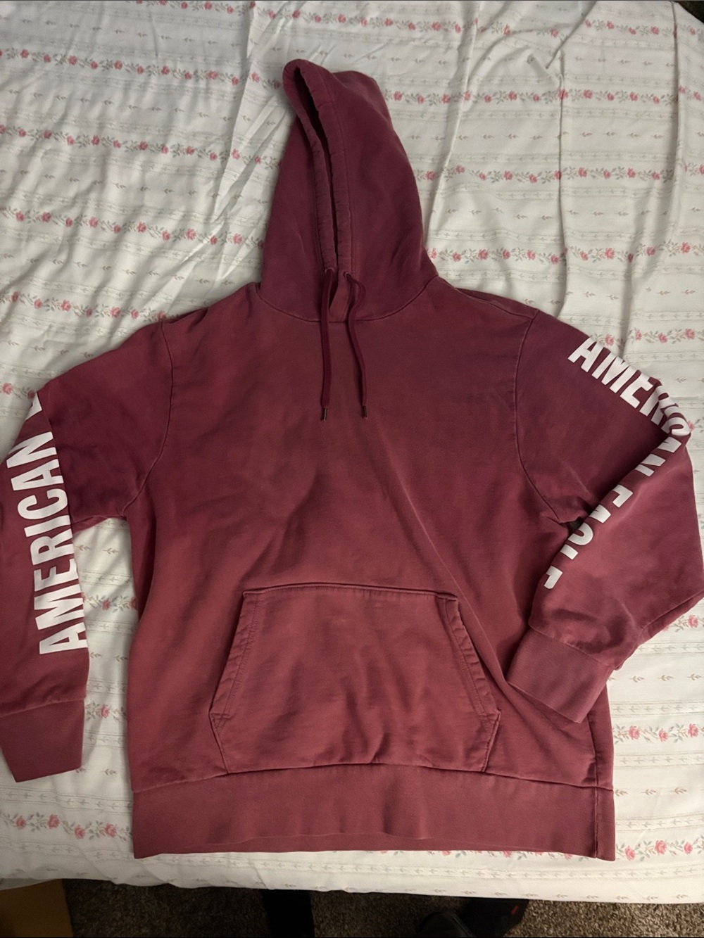 American Eagle Outfitters Men's Crewneck Hoodie - Mauve